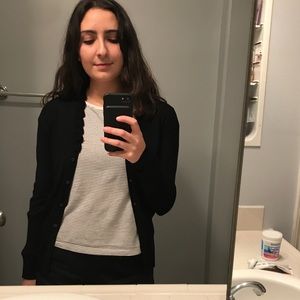 Light Elie Tahari black sweater